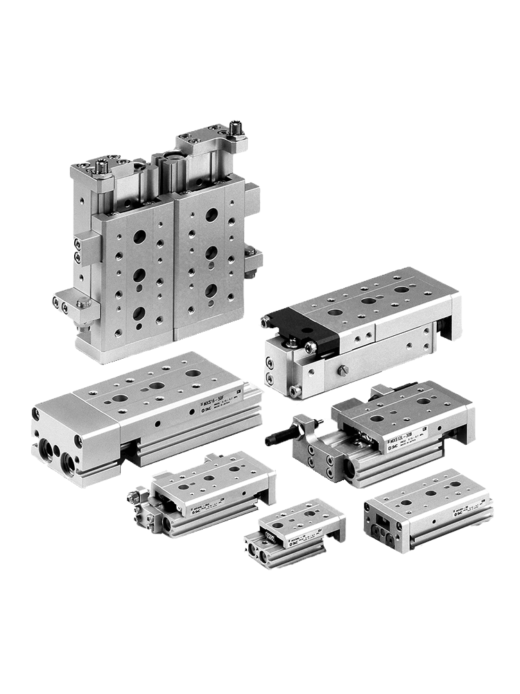 MXS, Schlitteneinheit, Kreuzrollenführung | Pneumatik | Linearantriebe/Zylinder