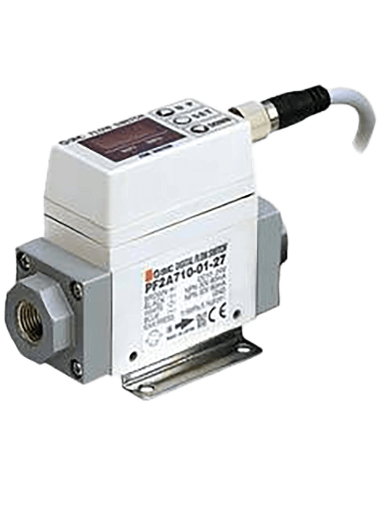 PF2A7**, Digitaler Durchfluss-Schalter für Druckluft | Pneumatik | Druck- /Vakuumschalter