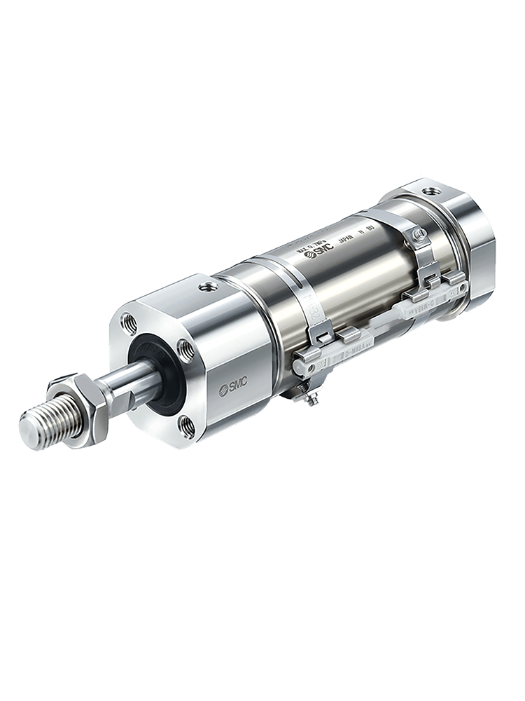 CM5 Kompakter Zylinder aus rostfreiem Stahl